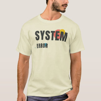 Camiseta ERRO DO SISTEMA | Desig Gráfico Estética Moderna d