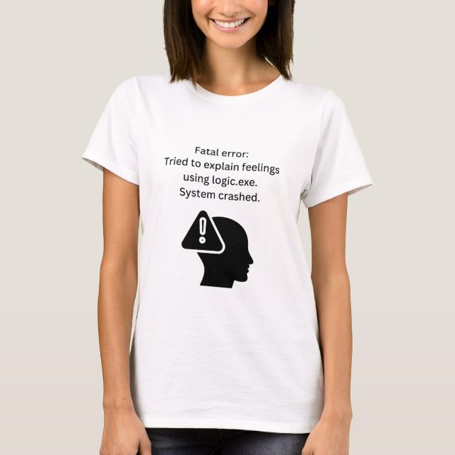 Camiseta Erro fatal 404 (Frente)