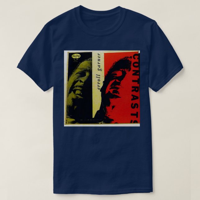 Camiseta Erroll Garner Contrasts (Frente do Design)