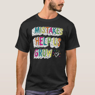 Camiseta Erros De Positividade Nos Ajudam A Aumentar A Ment