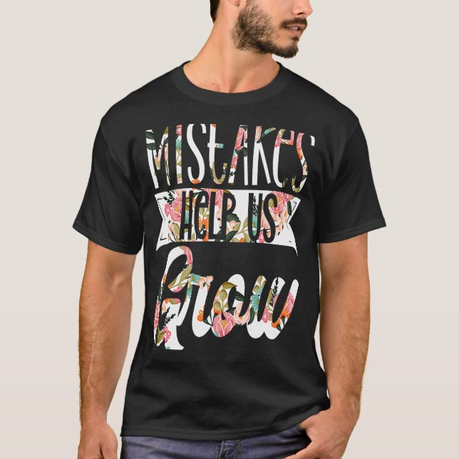 Camiseta Erros De Professores De Moda De Crescimento Nos Aj (Frente)