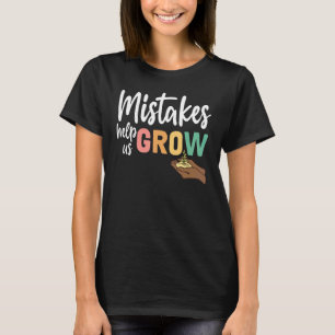 Camiseta Erros Do Professor Student Mindset Nos Ajudam A Cr