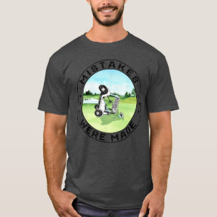 Camiseta Erros Foram Cometidos Carrinho de Golfe Golfe Dive