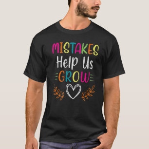 Camiseta Erros Nos Ajudam A Aumentar A Ins Positiva Do Prof