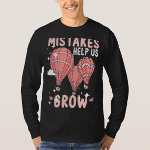 Camiseta Erros Nos Ajudam A Crescer De Volta À Motivação Es
