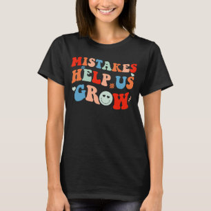 Camiseta Erros Nos Ajudam A Crescer De Volta Professores Re
