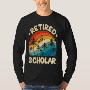 Camiseta Erudito Aposentado Retro Vintage Aposentadoria Tra