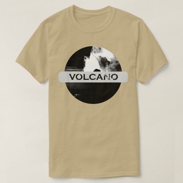 Camiseta Erupção vulcânica 1 (Frente do Design)