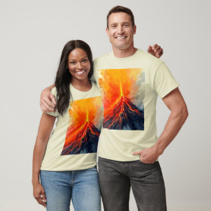 Camiseta Erupção Vulcânica: Poder Bruto