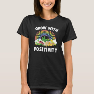 Camiseta Ervas Crescem Com Positividade Plantas Jardim Gard
