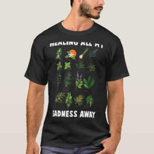 Camiseta Ervas Curando Toda a Minha Tristeza Plantas Jard
