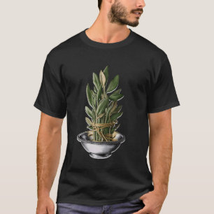 Camiseta Ervas Em Uma Tigela De Prata Para Cozinheiros E Ja
