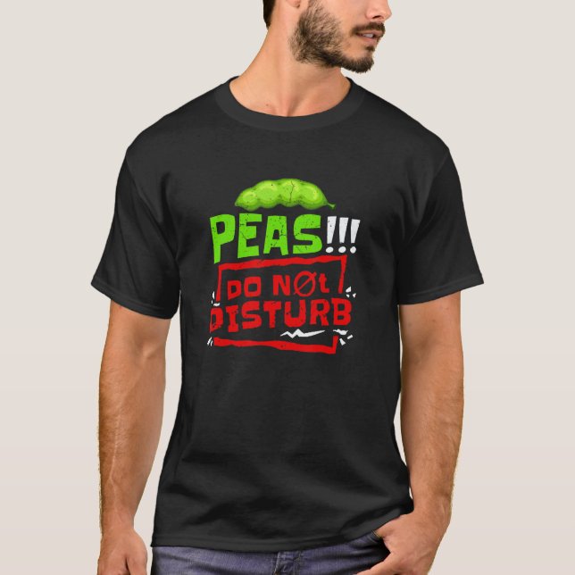 Camiseta Ervilhas de Coisas Veganas Legais   Vegan (Frente)