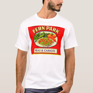 Camiseta Ervilhas e cenouras do Parque Fern, de 1930