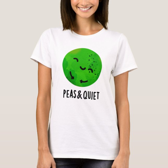Camiseta Ervilhas E Engraçados Engraçados Veggie Pea Pun (Frente)