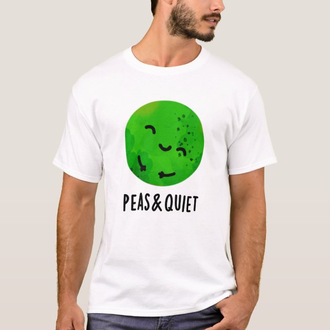 Camiseta Ervilhas E Engraçados Engraçados Veggie Pea Pun (Frente)