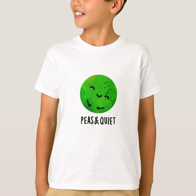 Camiseta Ervilhas E Engraçados Engraçados Veggie Pea Pun (Frente)