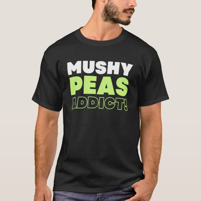 Camiseta Ervilhas Engraçadas e Amassadas, Ervilhas Amassada (Frente)