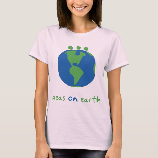 Camiseta Ervilhas na Terra (Frente)