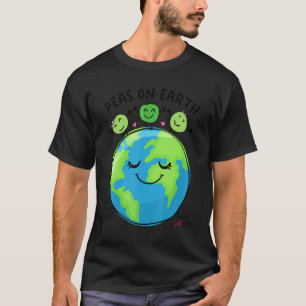 Camiseta Ervilhas na Terra Piada Vegana Humor Vegano Vegeta