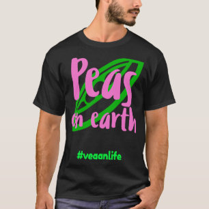 Camiseta Ervilhas Na Terra Vida Vegana Homens Mulheres