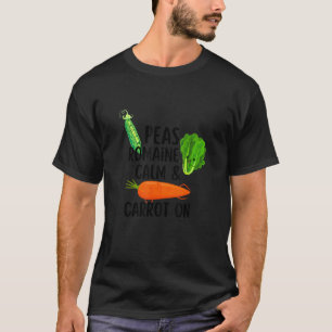 Camiseta Ervilhas Romaine Calm & Cenoura Em Alface Vegana