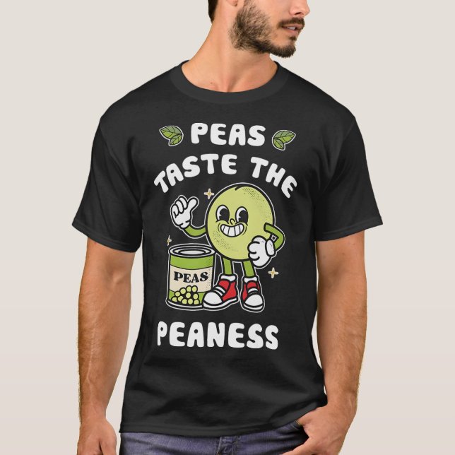 Camiseta Ervilhas Sabem A Piada De Feijão De Ervilha (Frente)