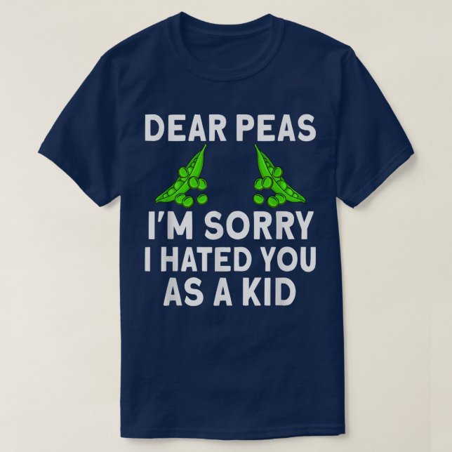 Camiseta Ervilhas Vegetais Funny Vegan Vegetariana (Frente do Design)
