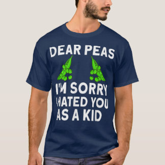 Camiseta Ervilhas Vegetais Funny Vegan Vegetariana