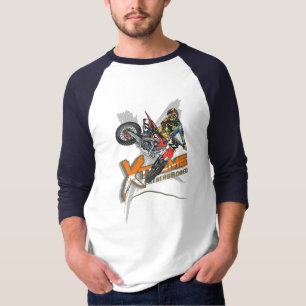 Camiseta Erzberg Rodeo Raglan Capa 3/4 de uso masculino