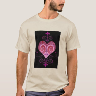 CAMISETA ERZULI FREDA DAHOMEY VEVE SECRET VODOU GEOMETRY