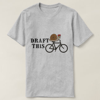 Camiseta Esboce este Slug do ciclismo