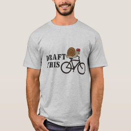 Camiseta Esboce este Slug do ciclismo