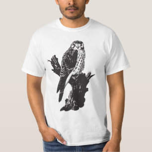 Camiseta Esboço americano do Kestrel