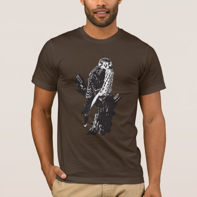 Camiseta Esboço americano do Kestrel (Frente)