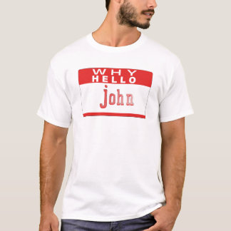 Camiseta esboço da comédia do whyhellojohn