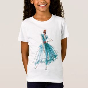 Camiseta Esboço da forma do Couture de Apple selvagem