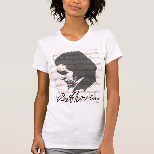 CAMISETA ESBOÇO DE BEETHOVEN (Frente)