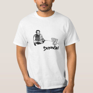Camiseta Esboço de Charles Bukowski