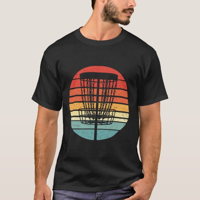 Camiseta Esboço De Disco Voador De Golfe Esportivo Frolf Re (Frente)