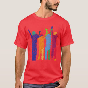 Camiseta Esboço de menino pequeno