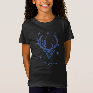 Camiseta Esboço de Patronus do veado do período   de Harry