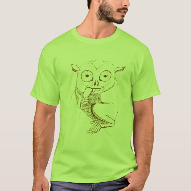 Camiseta Esboço de Tarsier (Frente)