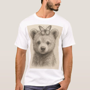 Camiseta Esboço do Bear Cub