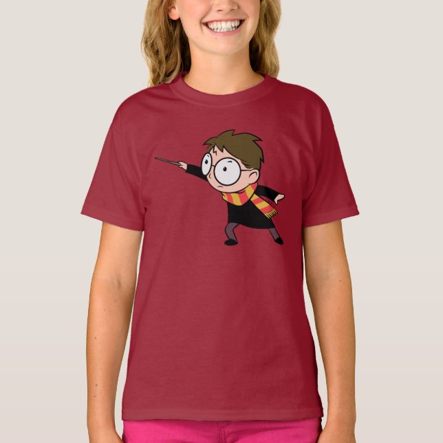 Camiseta Esboço HARRY POTTER™ Casting Spell (Frente)