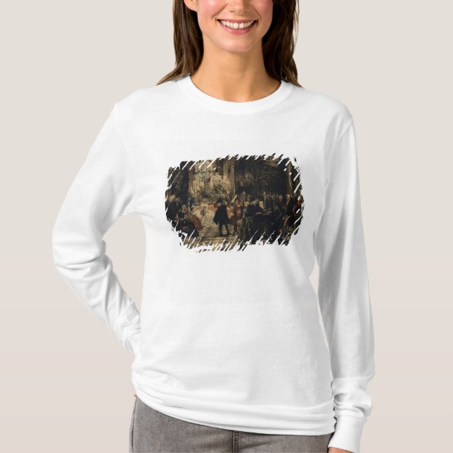 Camiseta Esboço para o concerto da flauta, 1852 (Frente)