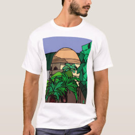 Camiseta Esboço urbano de San Francisco do parque de