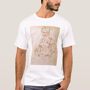 Camiseta Esboço W.41 de uma mulher assentada
