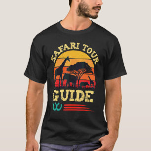Camiseta Escada de Viagem Safari  Zoológico de Animais Áfri