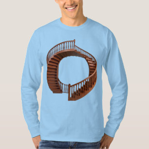 Camiseta Escada De Vintage De Camisa-T De Capa Longa Mister